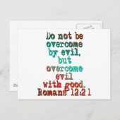 ローマ12:21 ポストカード (正面/裏面)