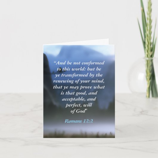 ローマ12:2 カード (正面)