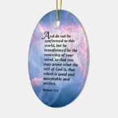 ローマ12:2 セラミックオーナメント (左)