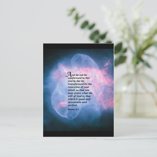 ローマ12:2 ポストカード (スタンド正面)