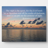 ローマ13:12 フォトプラーク (正面)