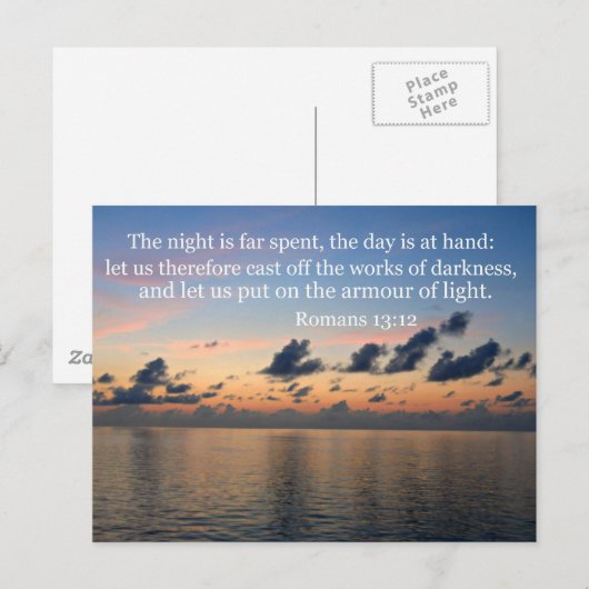 ローマ13:12 ポストカード (正面/裏面)