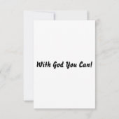 ローマ13:8 KJVバイブル聖句Picフラットグリーティングカード カード (裏面)