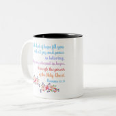 ローマ15バイブル・バースデザイン ツートーンマグカップ (正面左)