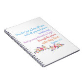 ローマ15バイブル・バースデザイン ノートブック (右側)