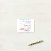 ローマ15バイブル・バースデザイン ポストイット (デスク上)