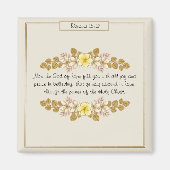 ローマ15希望の神フローラキッチ感動的ン マグネット (正面)