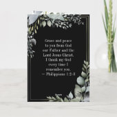 ローマ15:13希望の神キリスト教の聖書聖句 カード (裏面)