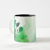 ローマ15:13希望の神キリスト教の聖書聖句 ツートーンマグカップ (正面左)