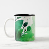 ローマ15:13希望の神キリスト教の聖書聖句 ツートーンマグカップ (左)