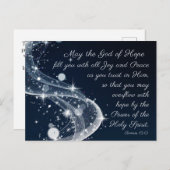 ローマ15:13希望の神バイブル聖句 ポストカード (正面/裏面)