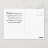 ローマ15:13希望の神バイブル聖句 ポストカード (裏面)