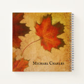 ローマ15:13希望の神紅葉 ノートブック (裏面)