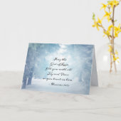 ローマ15:13希望の神 カード (黄色い花)