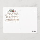 ローマ15:13希望の神、クリスマス ポストカード (裏面)