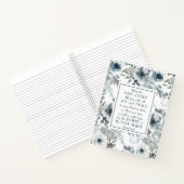 ローマ15:13希望の神、フローラ ノートブック (内部)