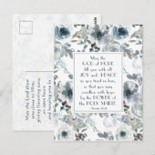 ローマ15:13希望の神、フローラ ポストカード (正面/裏面)