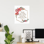 ローマ15:13希望の神 ポスター (ホームオフィス)