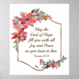 ローマ15:13希望の神 ポスター