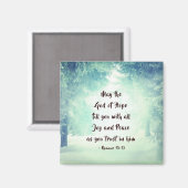 ローマ15:13希望の神 マグネット (正面/裏面)