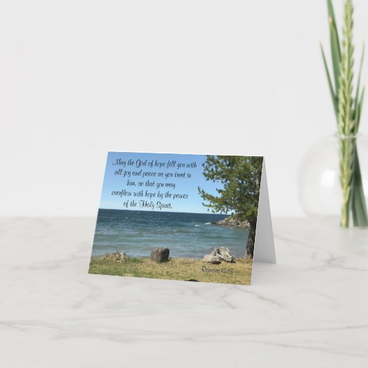 ローマ15:13 カード (正面)