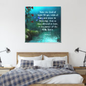 ローマ15:13 キャンバスプリント (インサイチュ (寝室))