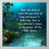 ローマ15:13 ポスター (正面)