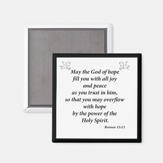 ローマ15:13 マグネット (正面/裏面)