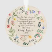 ローマ15:5聖書の聖句のイメージ オーナメント (裏面)