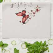 ローマ15:5聖書の聖句のイメージ キッチンタオル (折り畳み)