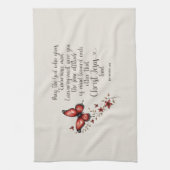 ローマ15:5聖書の聖句のイメージ キッチンタオル (縦)