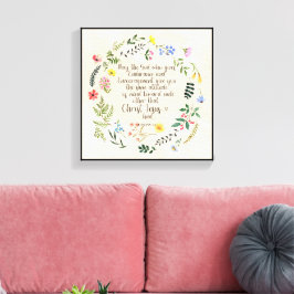 ローマ15:5聖書の聖句のイメージ キャンバスプリント