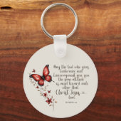 ローマ15:5聖書の聖句のイメージ キーホルダー (正面)