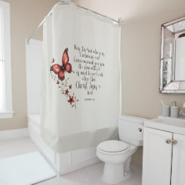 ローマ15:5聖書の聖句のイメージ シャワーカーテン