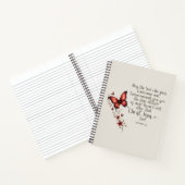 ローマ15:5聖書の聖句のイメージ ノートブック (内部)