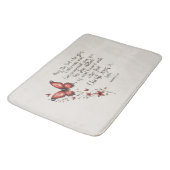 ローマ15:5聖書の聖句のイメージ バスマット (アングル)