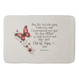 ローマ15:5聖書の聖句のイメージ バスマット