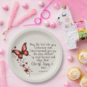 ローマ15:5聖書の聖句のイメージ ペーパープレート (パーティー)