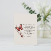 ローマ15:5聖書の聖句のイメージ ポストカード (スタンド正面)