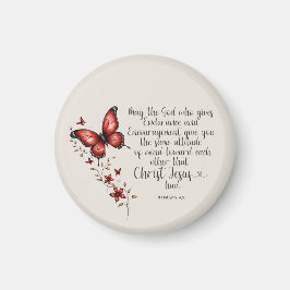 ローマ15:5聖書の聖句のイメージ マグネット