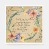 ローマ15:5聖書の聖句紙ナプキンス スタンダードランチョンナプキン (正面)