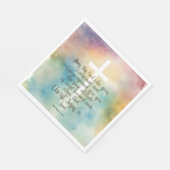 ローマ15:5聖書の聖句紙ナプキンス スタンダードランチョンナプキン (角)