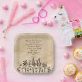 ローマ15:5聖書の聖句紙ナプキンス ペーパープレート (パーティー)