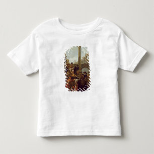 ローマ1653年のカーニバルの時間(キャンバスの油) トドラーTシャツ