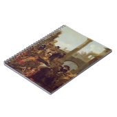 ローマ1653年のカーニバルの時間(キャンバスの油) ノートブック (左側)