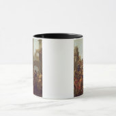 ローマ1653年のカーニバルの時間(キャンバスの油) マグカップ (中央)