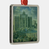 ローマ1753-56年のTreviの噴水 メタルオーナメント (右)