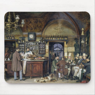ローマ1856年のカフェ マウスパッド