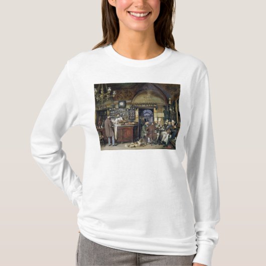 ローマ1856年のカフェ Tシャツ (正面)