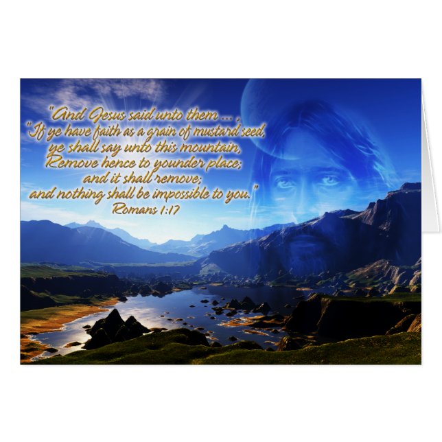 ローマ1:17カード (正面横)